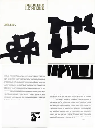 Geïllustreerd Boek Chillida - Derrière le Miroir n° 143 . CHILLIDA . Avril 1964.