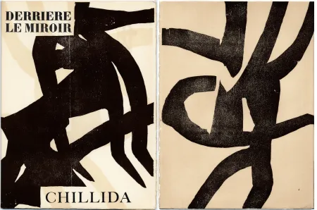 Geïllustreerd Boek Chillida - DERRIÈRE LE MIROIR N °90-91. CHILLIDA. Oct.-Novembre 1956.