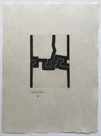 Gravure Chillida - Eintsu (Paroles Peintes V)