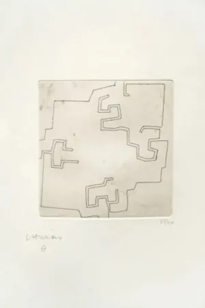 Gravure Chillida - Enda IV. (Raza)