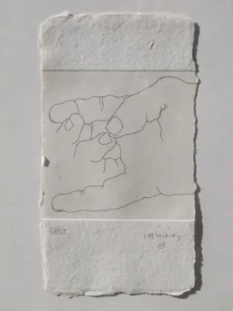 Gravure Chillida - Esku