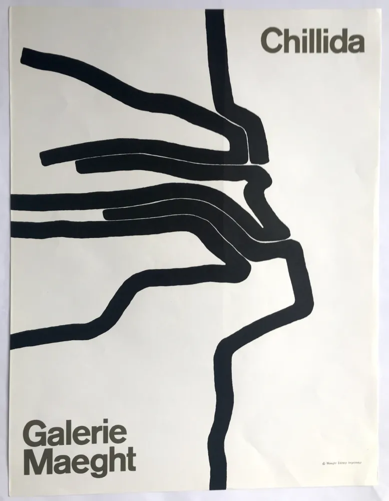Poster Chillida - Galerie Maeght