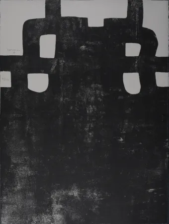 Lithografie Chillida - Gurutze Gorria III. 1984 - Hand-signed!