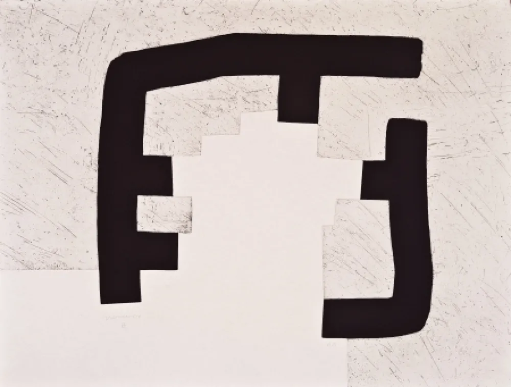 Ets En Aquatint Chillida - Homenaje a Heidegger
