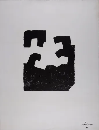 Lithografie Chillida - Idazki, 1971