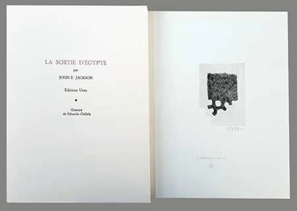 Geïllustreerd Boek Chillida - La sortie d'Egypte