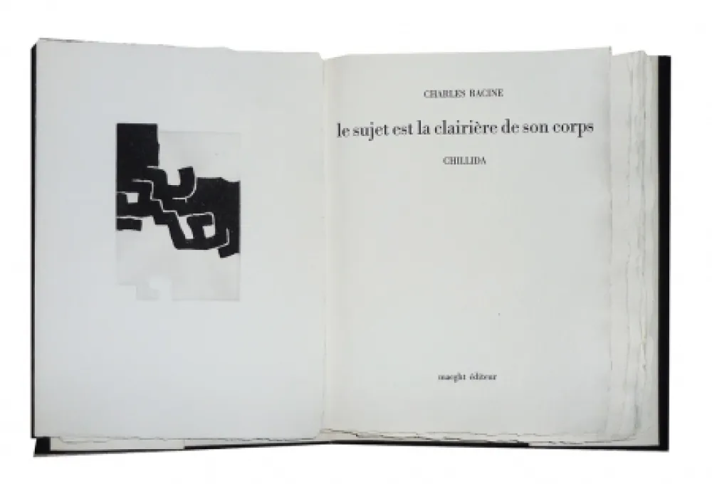 Geïllustreerd Boek Chillida - Le sujet est la clairière de son corps