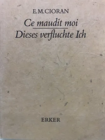 Ets Chillida - Libro Cioran 