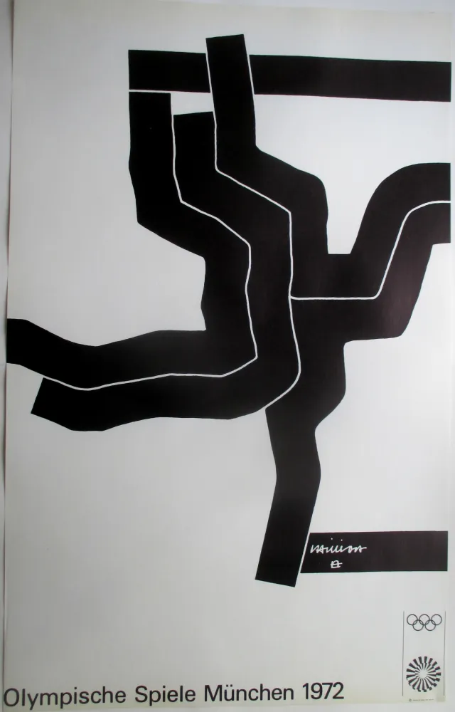 Lithografie Chillida - Olympic Games 1972, original lithograph