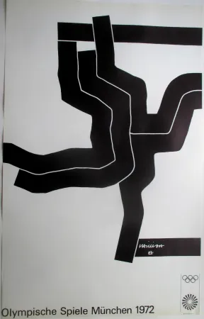 Lithografie Chillida - Olympic Games 1972, original lithograph