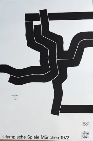 Lithografie Chillida - Olympische Spiele München 1972