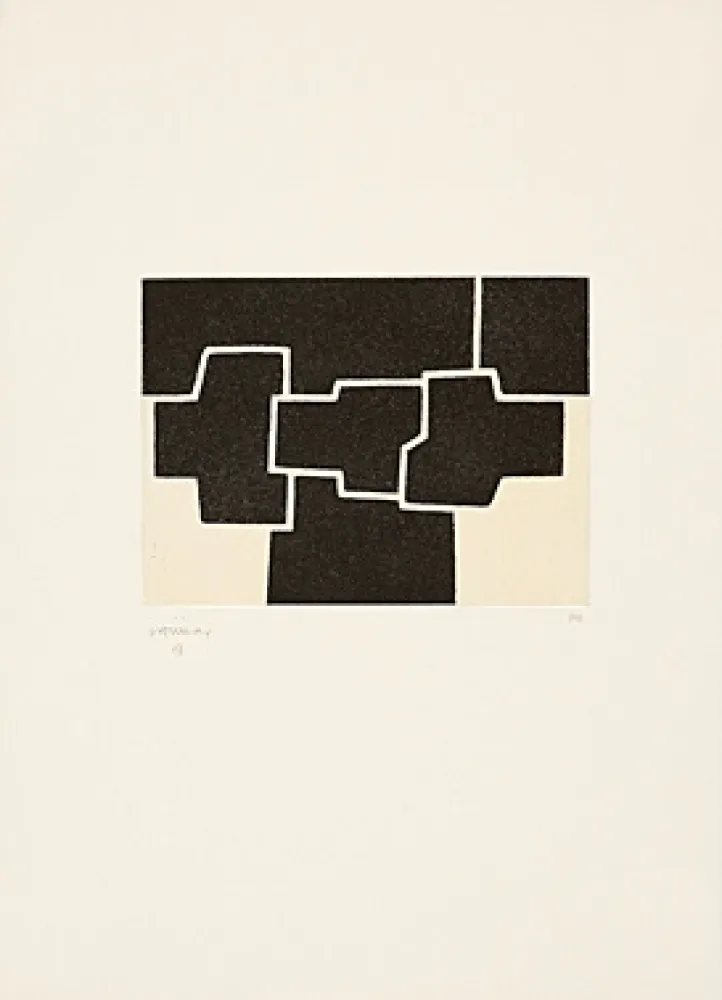 Ets En Aquatint Chillida - Pittsburgh II