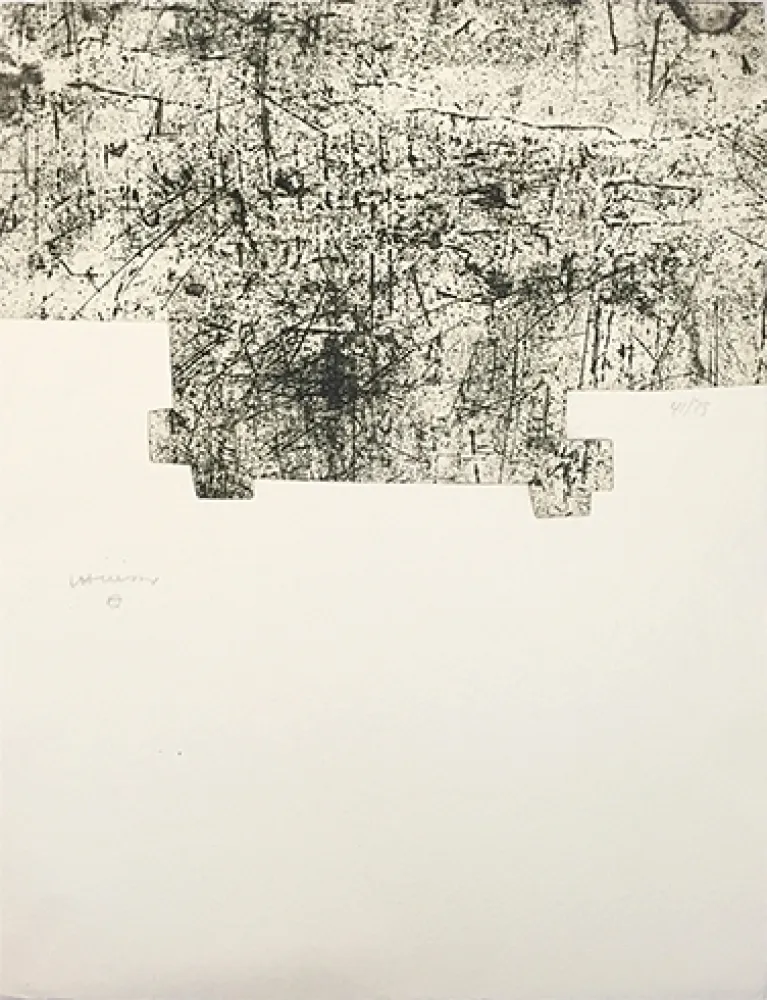 Ets En Aquatint Chillida - Sans titre