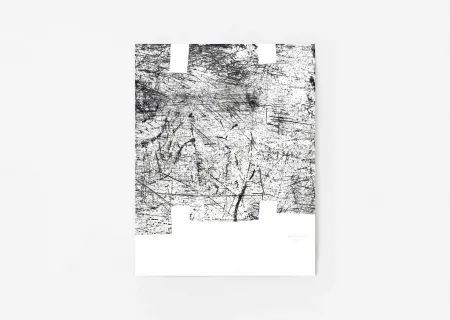 Gravure Chillida - Une hélène de vent ou de fumée 