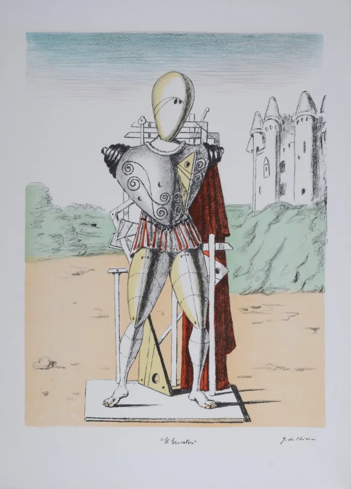 Lithografie Chirico (De) - Il Trovatore