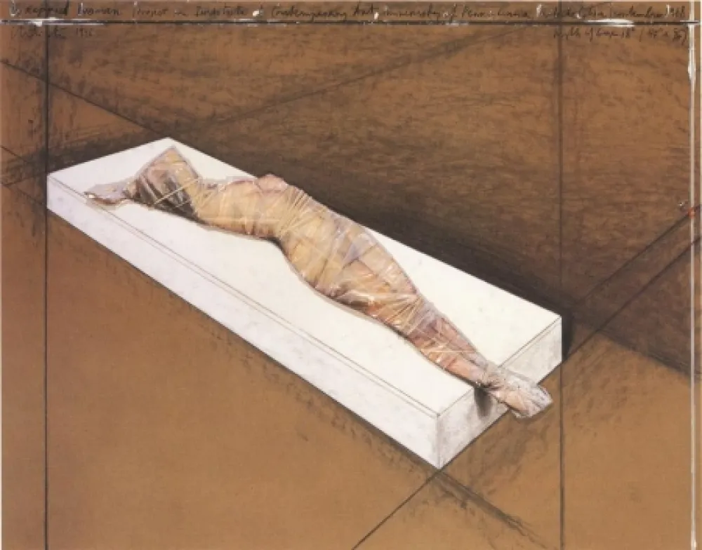 Geen Techniek Christo & Jeanne-Claude - Wrapped Woman