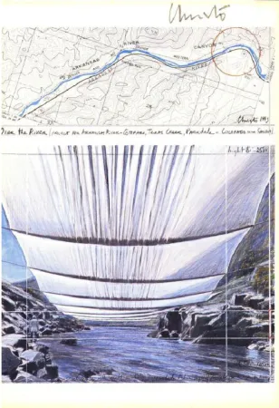 Offset Christo - Over The River Project IV