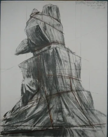 Lithografie Christo - PIAZZA DEL DUOMO MILAN