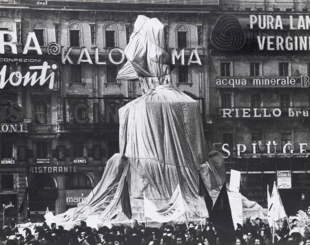 Fotografie Christo - Piazza Duomo
