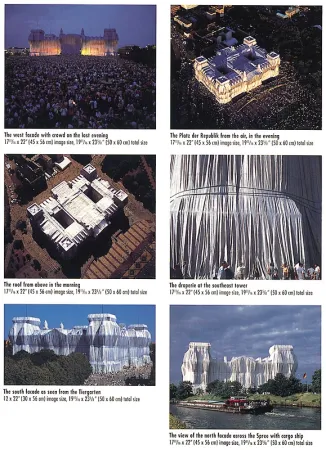 Fotografie Christo - Reichstag Mappe II, 6 Blatt