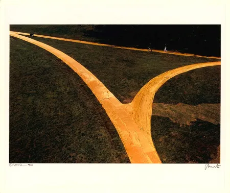 Lithografie Christo - Wrapped Walk Ways