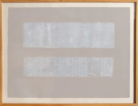 Zeefdruk Chryssa - American Newsprint