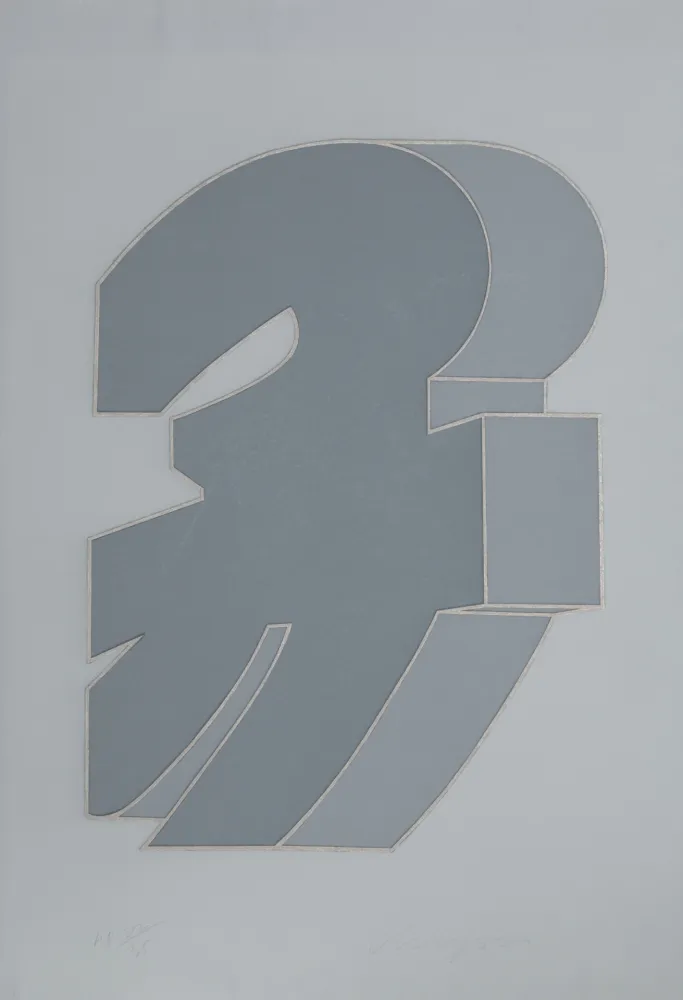 Zeefdruk Chryssa - Times Square Fragment #2