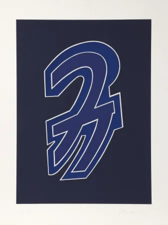 Zeefdruk Chryssa - Times Square Fragment #8
