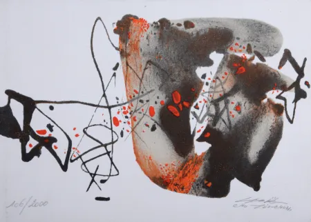 Lithografie Chu Teh Chun  - Abstract Composition