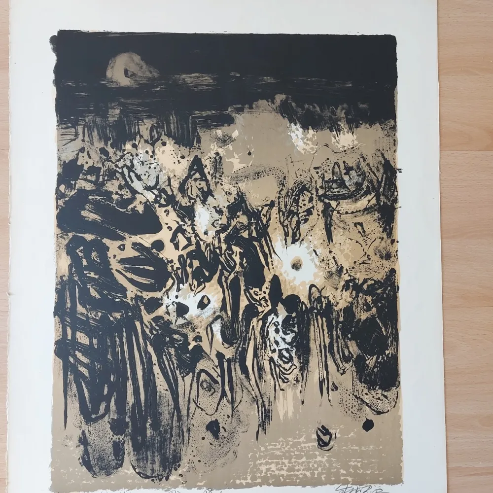 Lithografie Chu Teh Chun  - Golden Times circa 1960