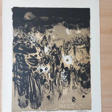 Lithografie Chu Teh Chun  - Golden Times circa 1960