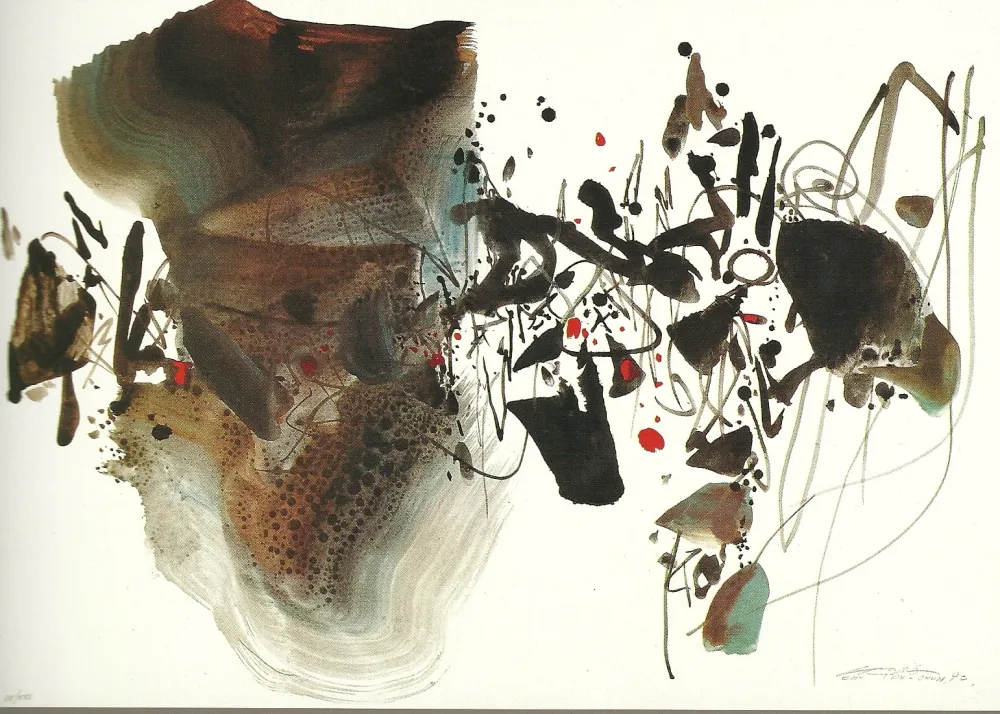 Lithografie Chu Teh Chun  - JO BARCELONE 1992