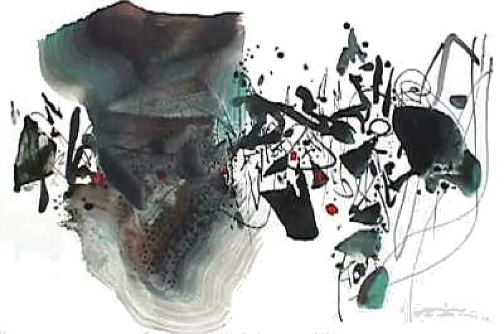 Lithografie Chu Teh Chun  - Olympic