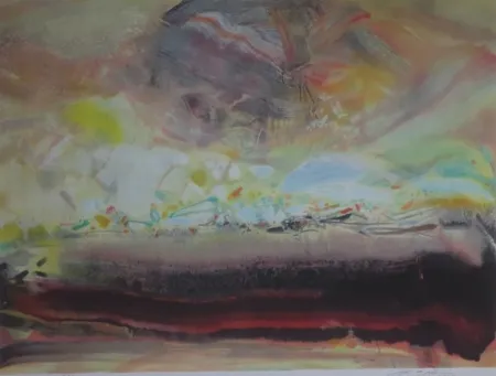 Lithografie Chu Teh Chun  - Sans titre XVI