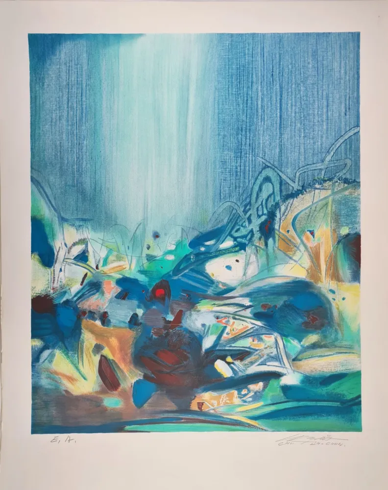 Lithografie Chu Teh Chun  - Toute Coude 