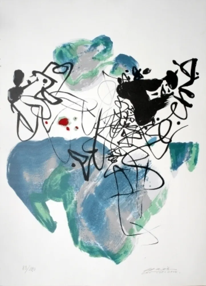 Lithografie Chu Teh Chun  - Universal Peace