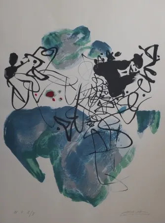 Lithografie Chu Teh Chun  - Universal Peace