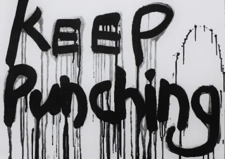 Lithografie Clark - Keep Punching