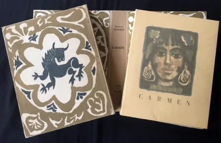 Geïllustreerd Boek Clavé - CARMEN. Lithographies originale de Clavé
