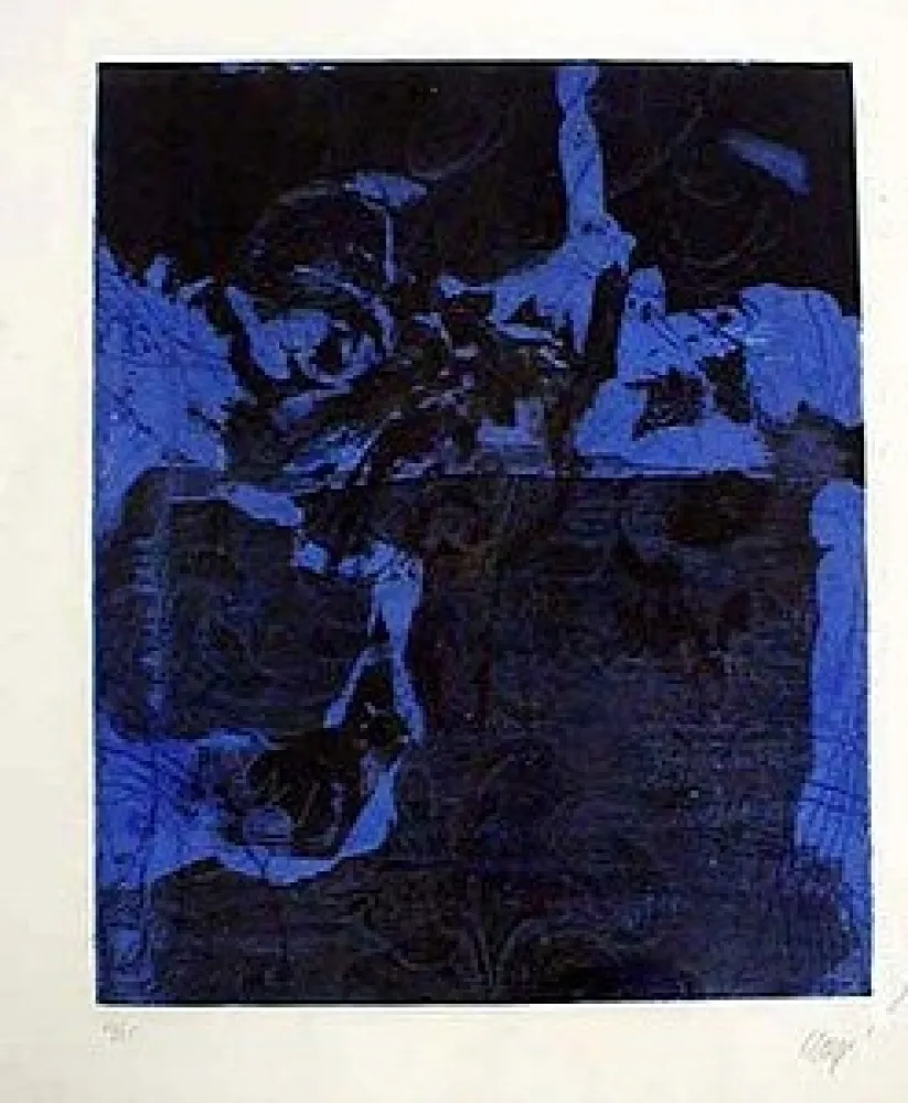 Aquatint Clavé - Empreinte