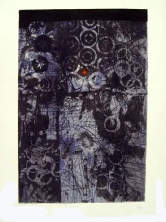 Ets En Aquatint Clavé - LA MAIN DU GUERRIER