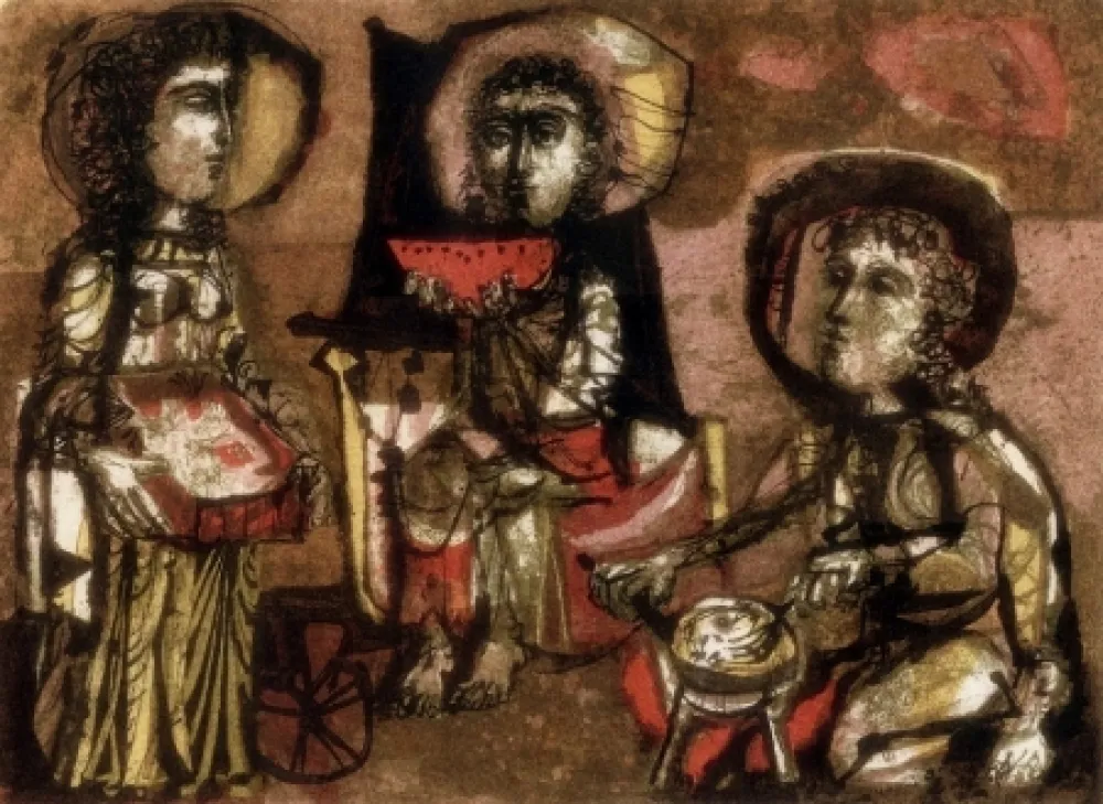 Lithografie Clavé - Les Trois Maries