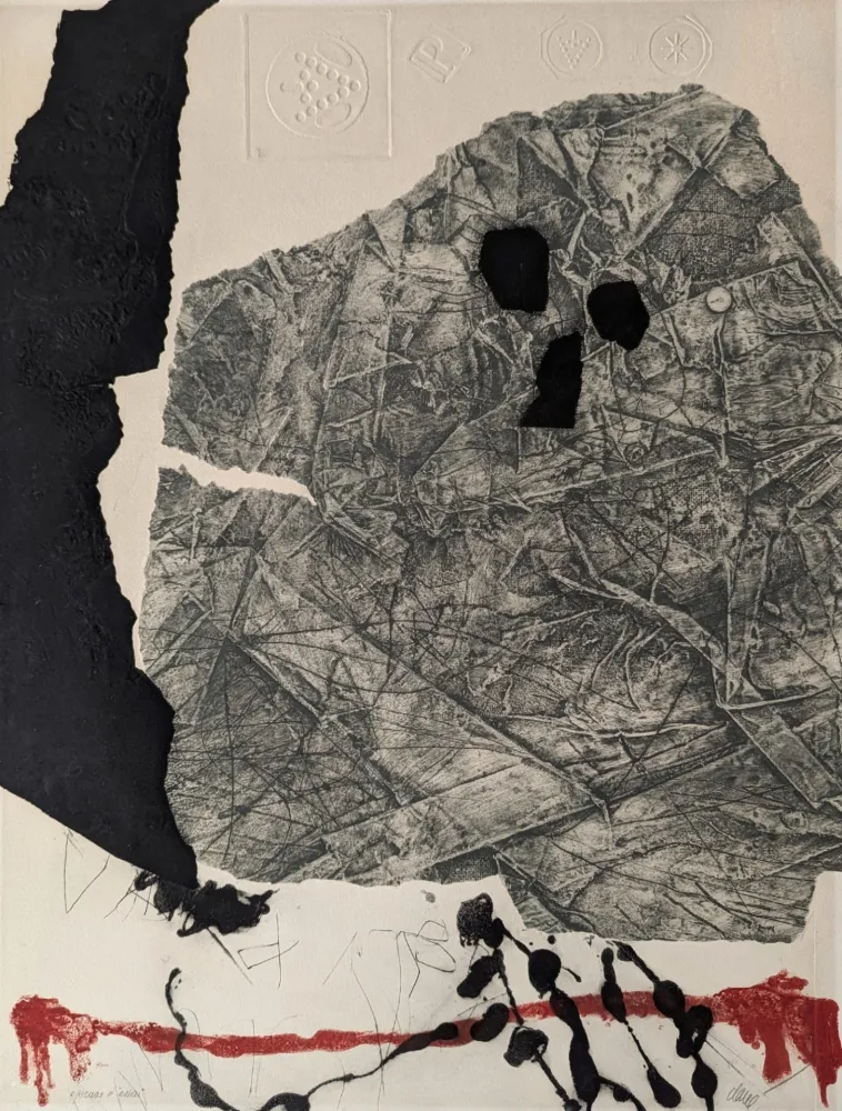 Gravure Clavé - Sans titre 