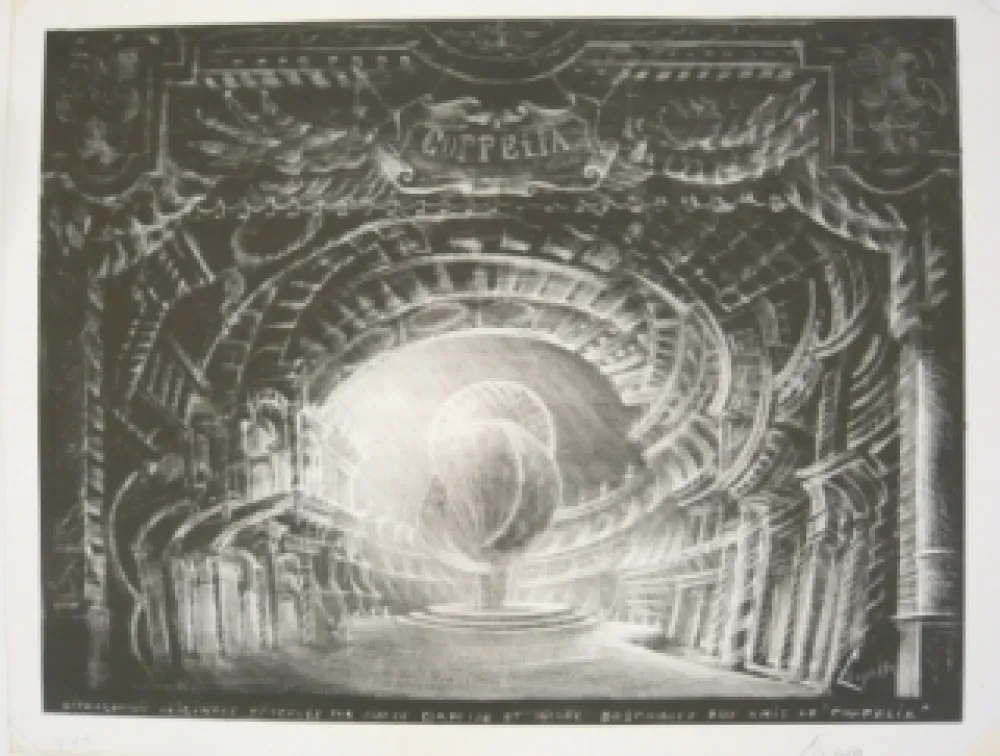 Lithografie Clayette - Coppelia