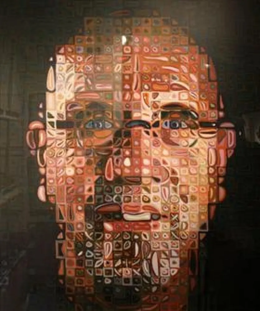 Zeefdruk Close - Self Portrait