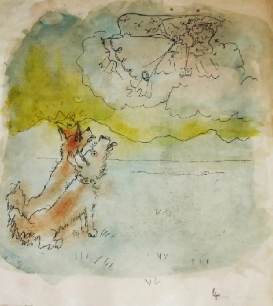 Lithografie Cocteau - Drôle de ménage