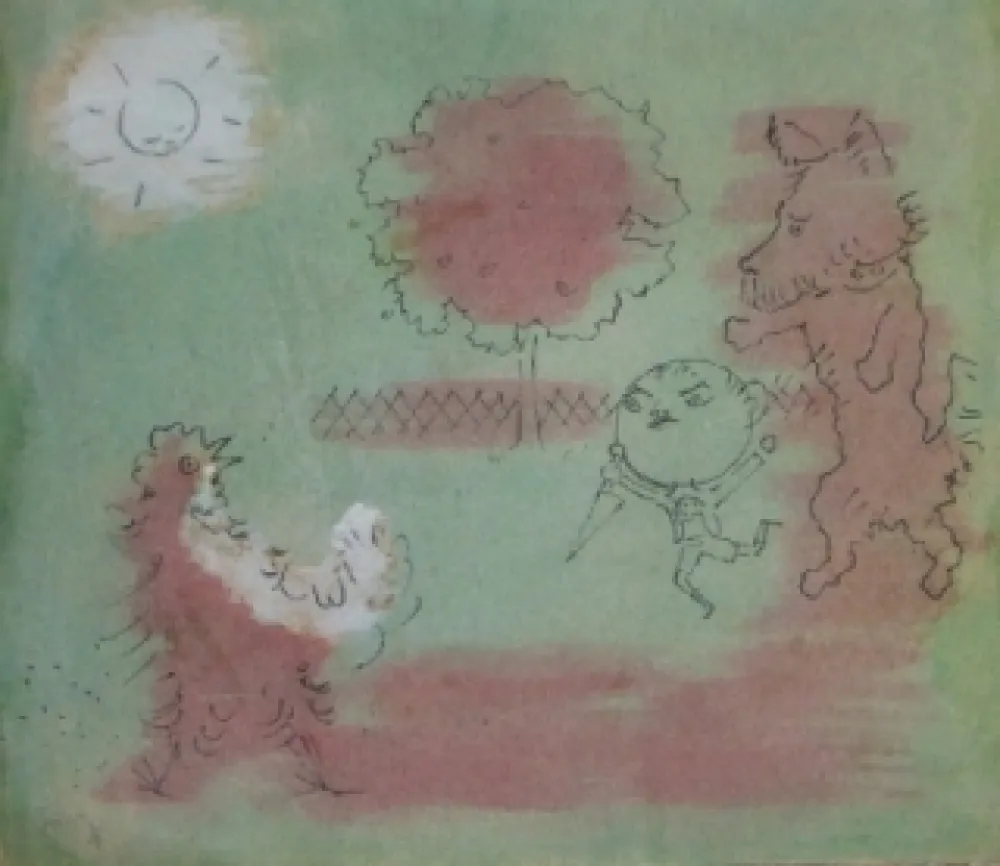 Lithografie Cocteau - Drôle de ménage