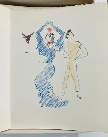 Geïllustreerd Boek Cocteau - Gitans et Corridas.