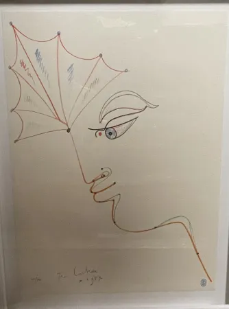 Lithografie Cocteau - Hommage 