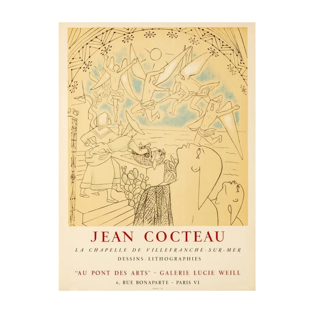 Geen Techniek Cocteau - La Chapelle de Villefranche-sur-Mer - Au Pont des Arts 